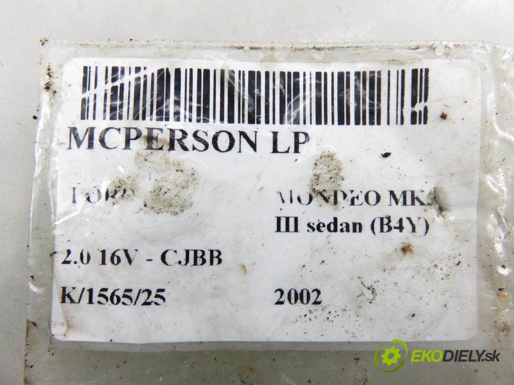 FORD MONDEO III sedan (B4Y) SEDAN 2002 107,00 2.0 16V - CJBB 1999,00 MCPERSON LP 