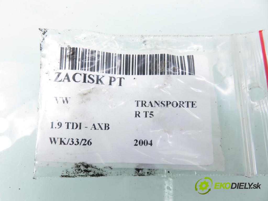 VW TRANSPORTER V Skrzynia (7HA, 7HH, 7EA, 7EH) FURGON 2004 77,00 1.9 TDI PD 105 - AXB 1896,00 brzdič třmen PT