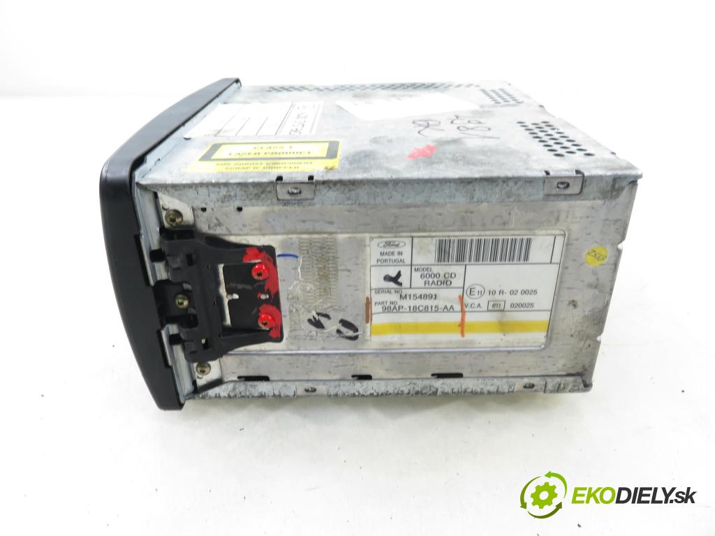 FORD FOCUS (DAW, DBW) HB 2000 96,00 2.0 16V - EDDF 1988,00 RADIO CD 98AP18C815AA
