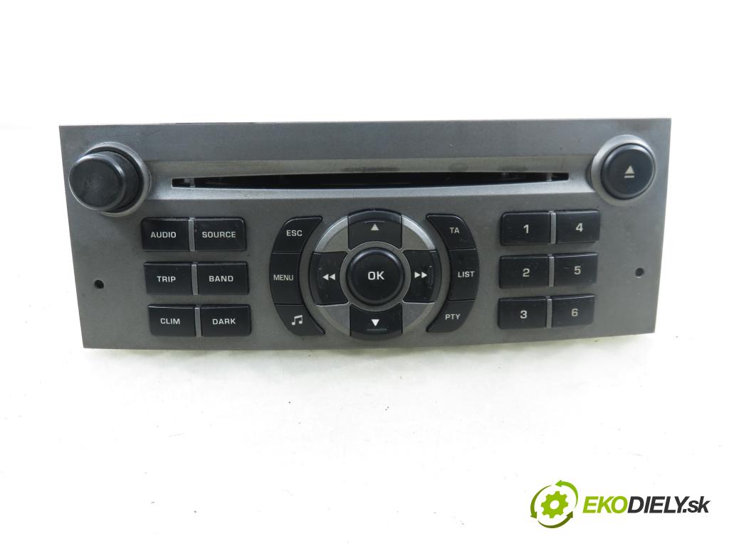 PEUGEOT 407 (6D_) SEDAN 2005 100,00 2.0 HDi 135 - RHR 1997,00 RADIO CD 