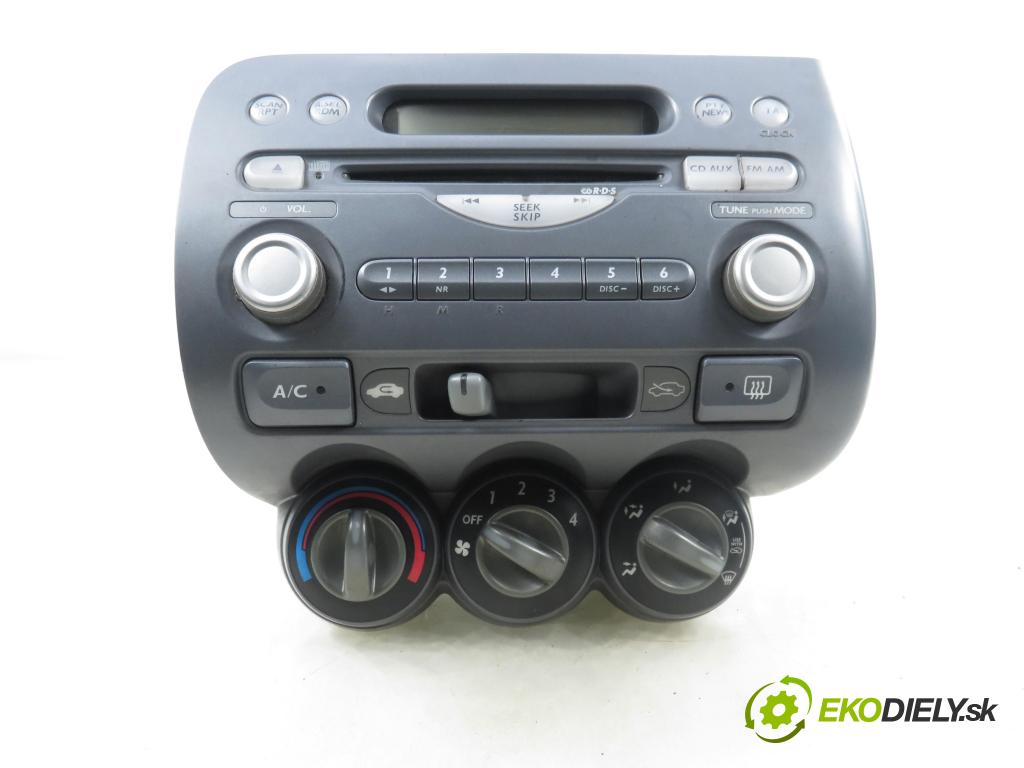 HONDA JAZZ II (GD_, GE3, GE2) HB 2003 61,00 1.3 (GD1) - L13A1 1339,00 RADIO CD 39175SAAG110M1