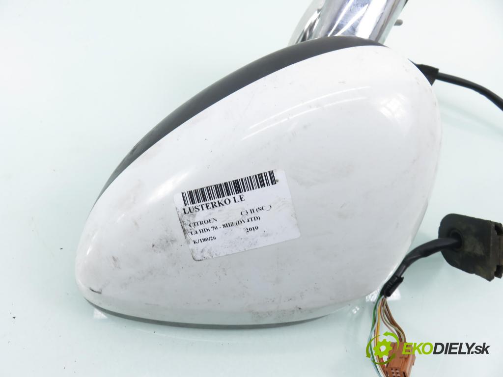 CITROEN C3 II (SC_) HB 2010 50,00 1.4 HDi 8V 70 - 8HZ (DV4TD) 1398,00 zpětné zrcátko LE