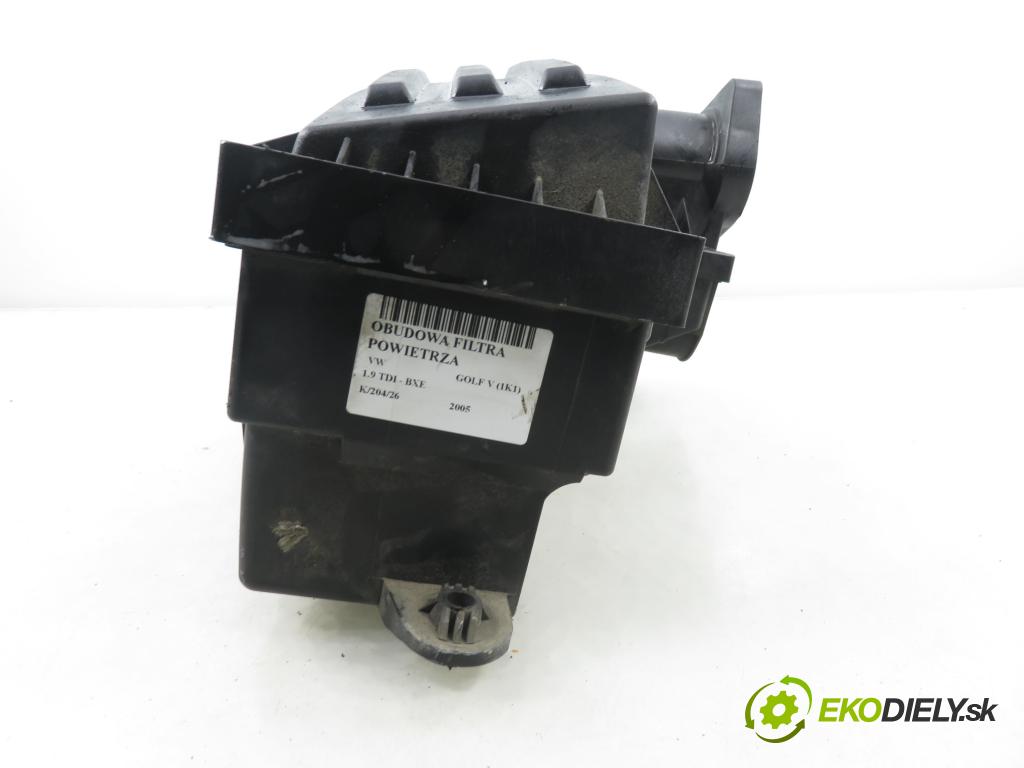VW GOLF V (1K1) HB 2005 77,00 1.9 TDI - BXE 1896,00 Obal filtra vzduchu 1K0129607R (Obal vzduchového filtra)