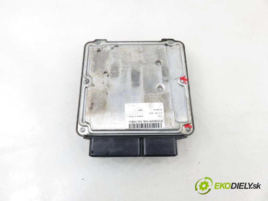 VW GOLF V (1K1) HB 2005 77,00 1.9 TDI - BXE 1896,00 Riadiaca jednotka Motor 03G906016B ; 0281011478