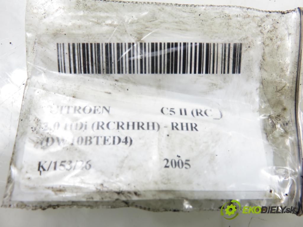 CITROEN C5 II (RC_) SEDAN 2005 100,00 2.0 HDi 136 - RHR (DW10BTED4) 1997,00 vstrekovač 9647247280 (Vstrekovač paliva)