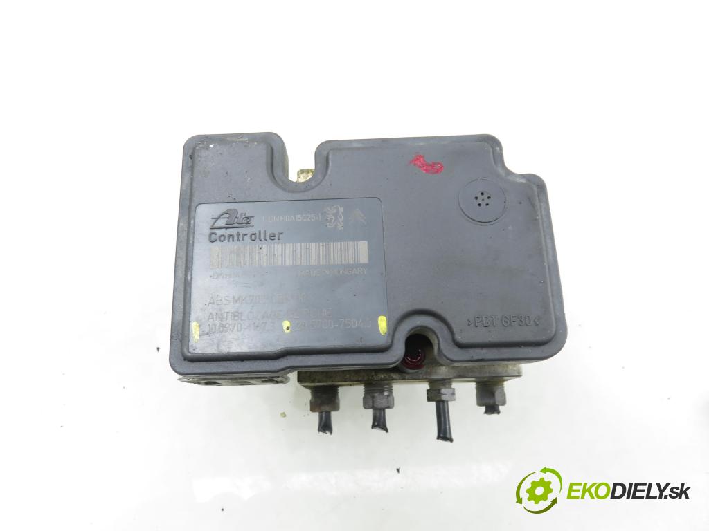 CITROEN C3 II (SC_) HB 2010 50,00 1.4 HDi 8V 70 - 8HZ (DV4TD) 1398,00 pumpa ABS 10097011673 ; 9666392580 ; 28570075043 (Pumpa ABS)