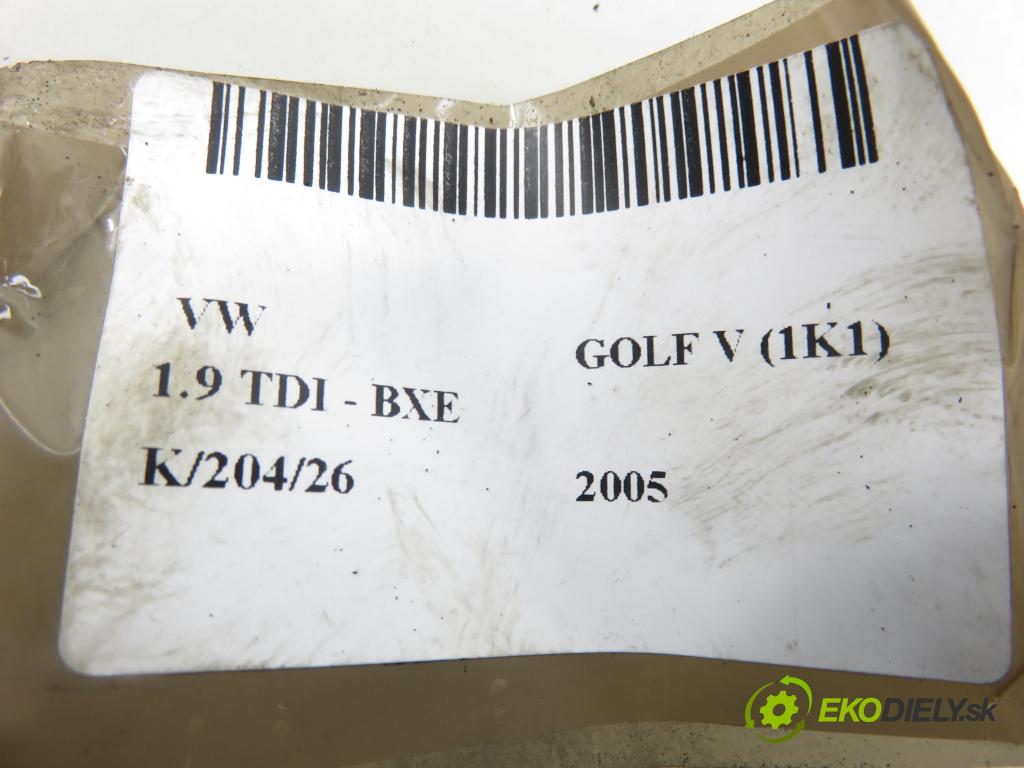 VW GOLF V (1K1) HB 2005 77,00 1.9 TDI - BXE 1896,00 skříňka POJISTKY: 1K0937124H