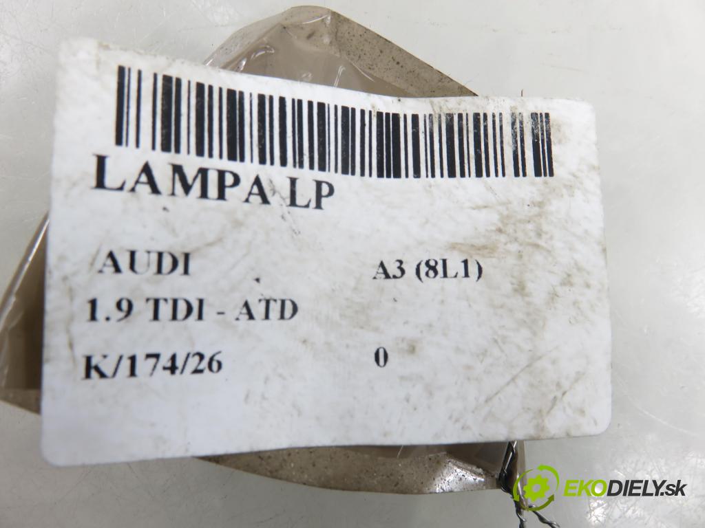 AUDI A3 (8L1) HB 2002 74,00 1.9 TDI - AXR 1896,00 světlo LP 