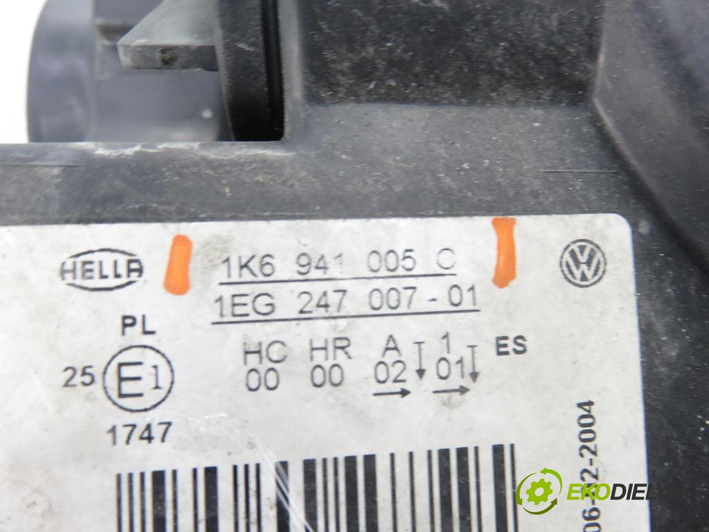 VW GOLF V (1K1) HB 2005 66,00 1.9 TDI PD 90 - BRU 1896,00 světlo LP 1K6941005C