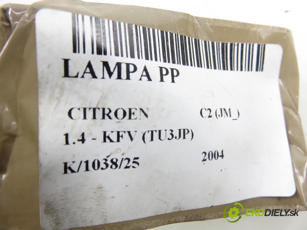 CITROEN C2 (JM_) HB 2004 50,00 1.4 - KFV (TU3JP) 1360,00 světlo PP 41981738