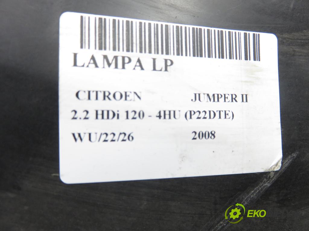 CITROEN JUMPER Skrzynia FURGON 2008 88,00 2.2 HDi 120 - 4HU (P22DTE) 2198,00 světlo LP 