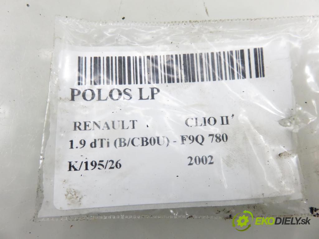 RENAULT CLIO II (BB_, CB_) HB 2002 59,00 1.9 dTi (B/CB0U) - F9Q 780 1870,00 poloos LP 