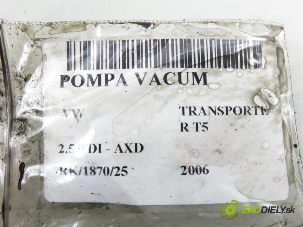 VW TRANSPORTER V Skrzynia (7HA, 7HH, 7EA, 7EH) FURGON 2006 96,00 2.5 TDI - AXD 2461,00 pumpa vakuová 070145209F
