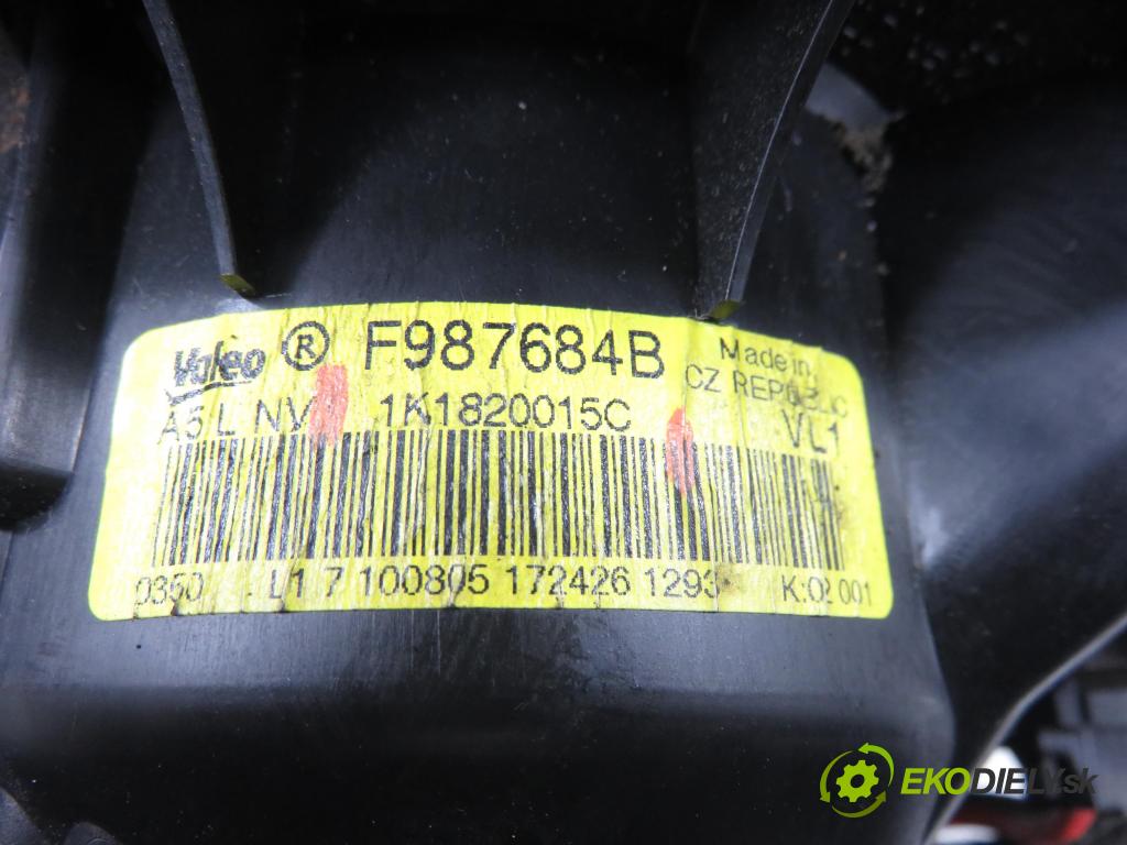 VW TOURAN (1T1, 1T2) MINIVAN 2005 103,00 2.0 TDI 16V 140 - BKD 1968,00 Ventilátor vetráku 1K1820015C ; 3C0907524