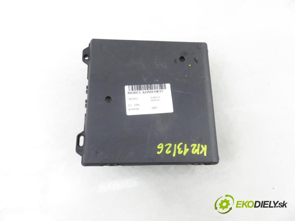 SKODA FABIA I SEDAN (6Y3) SEDAN 2005 47,00 1.2 12V 64 - BME 1198,00 MODUL komfortu 6Q1937049D ; 5WK48212D