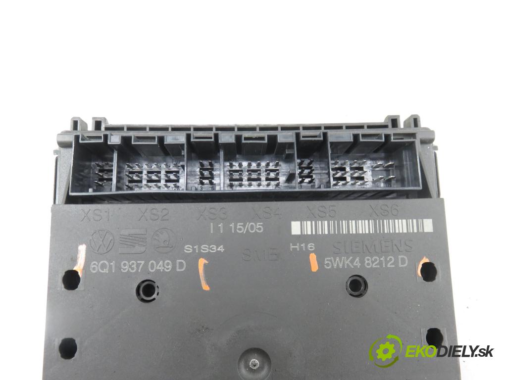 SKODA FABIA I SEDAN (6Y3) SEDAN 2005 47,00 1.2 12V 64 - BME 1198,00 MODUL komfortu 6Q1937049D ; 5WK48212D