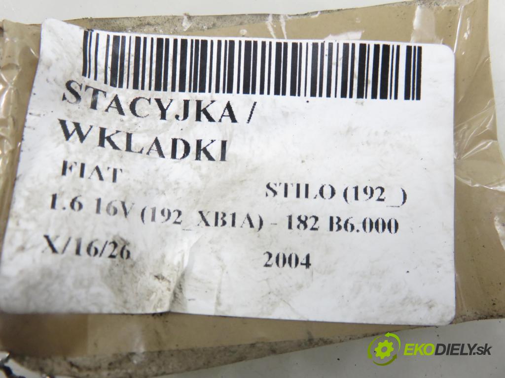 FIAT STILO (192_) HB 2004 76,00 1.6 16V 103 - 182 B6.000 1596,00 spinačka / zámky 00467601520