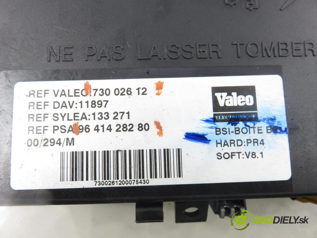 CITROEN XSARA PICASSO (N68) MINIVAN 2000 85,00 1.8 16V - 6FZ (EW7J4) 1749,00 MODUL BSI 9641428280 ; 73002612