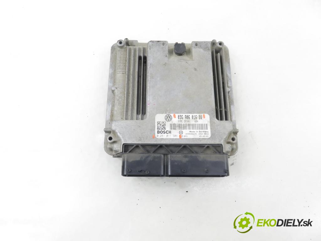 VW TOURAN (1T1, 1T2) MINIVAN 2005 103,00 2.0 TDI 16V 140 - BKD 1968,00 Riadiaca jednotka Motor 0281011906 ; 03G906016BQ