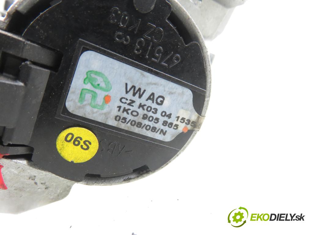 VW TOURAN (1T1, 1T2) MINIVAN 2005 103,00 2.0 TDI 16V 140 - BKD 1968,00 spinačka 1K0905851B ; 1K0905865 (Spínacia skrinka)