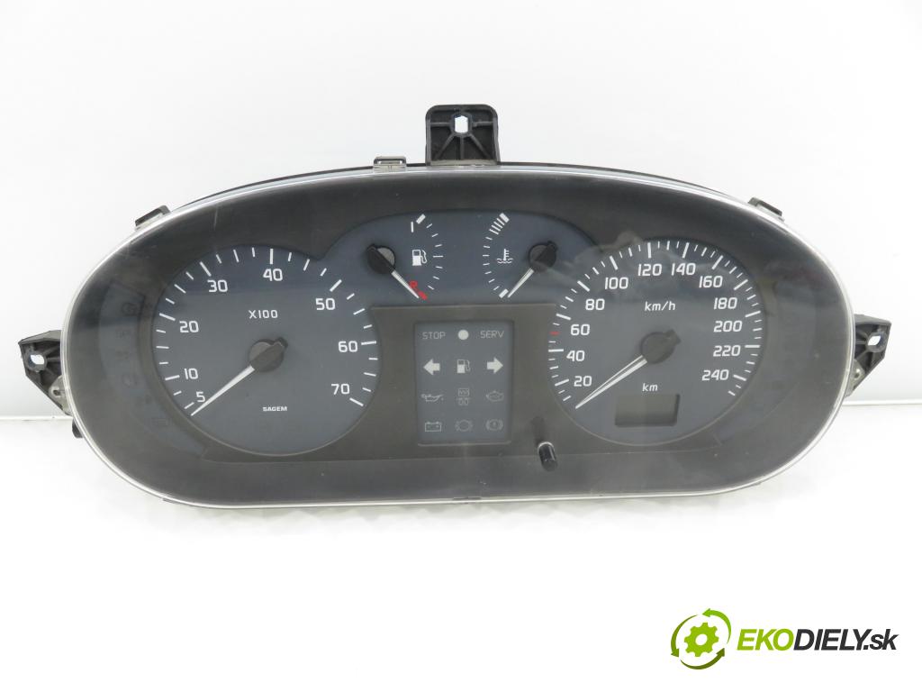 RENAULT SCENIC I (JA0/1_) MINIVAN 2003 75,00 1.9 dCi 102 - F9Q 732 1870,00 prístrojovka elektrický P8200071811 ; 216501761
