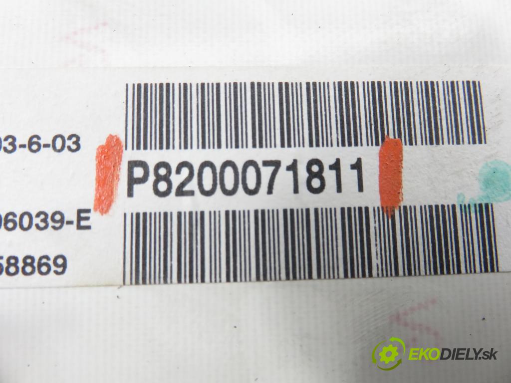 RENAULT SCENIC I (JA0/1_) MINIVAN 2003 75,00 1.9 dCi 102 - F9Q 732 1870,00 prístrojovka elektrický P8200071811 ; 216501761