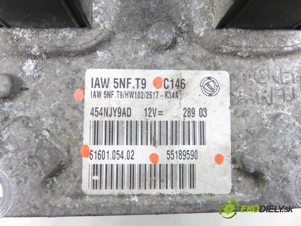 FIAT STILO (192_) HB 2004 76,00 1.6 16V 103 - 182 B6.000 1596,00 řídící jednotka motora IAW5NFT9 ; 6160105402