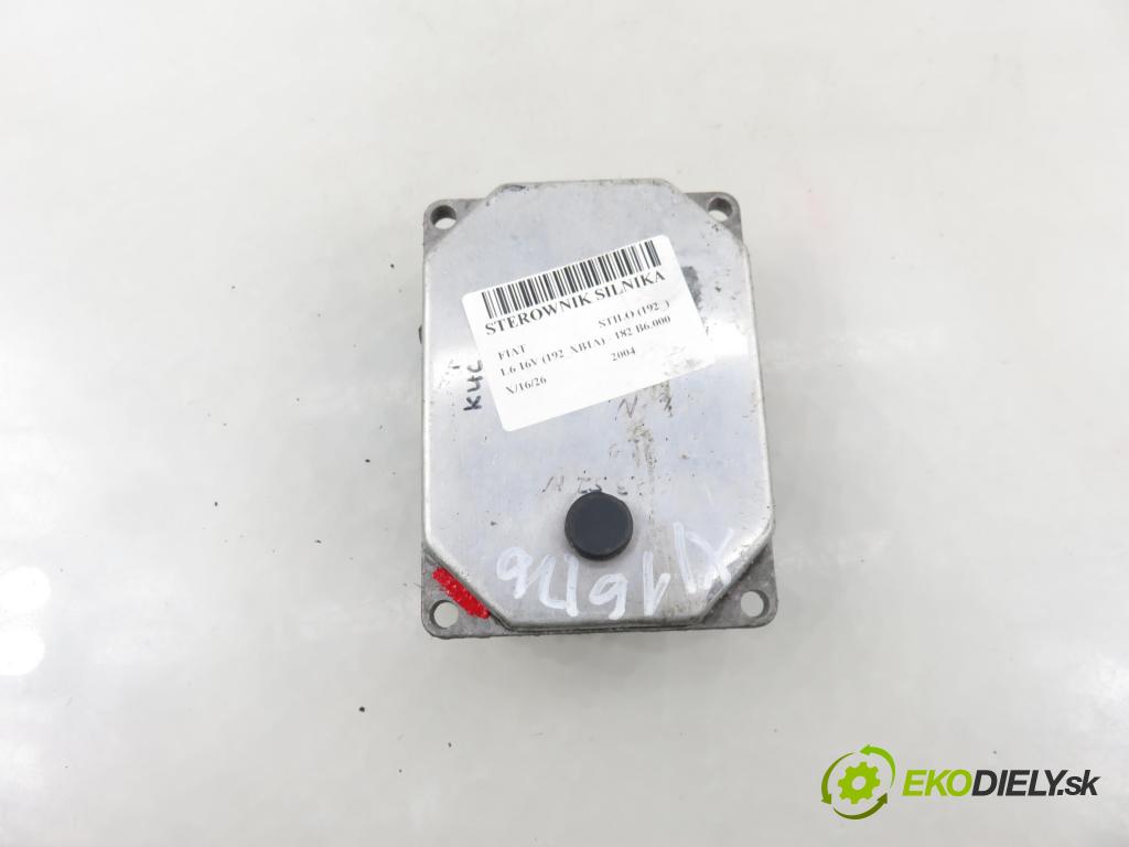 FIAT STILO (192_) HB 2004 76,00 1.6 16V 103 - 182 B6.000 1596,00 řídící jednotka motora IAW5NFT9 ; 6160105402