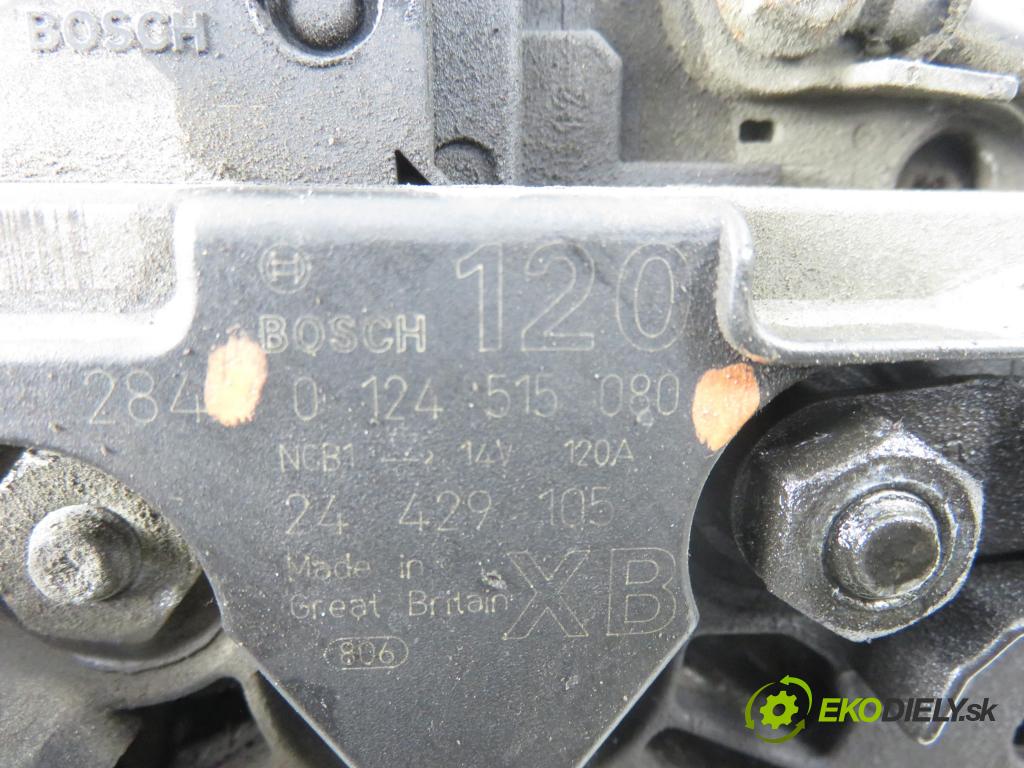 OPEL VECTRA C (Z02) SEDAN 2002 92,00 2.2 DTI 16V 125 - Y 22 DTR 2172,00 Alternátor 0124515080 (Alternátor)