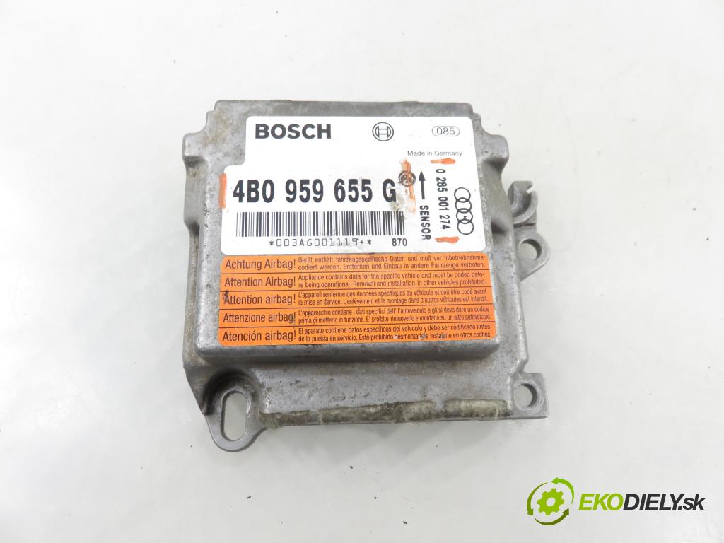 AUDI A6 (4B2, C5) SEDAN 1998 110,00 2.5 TDI - AFB 2496,00 MODUL air BAG 4B0959655G ; 0285001274