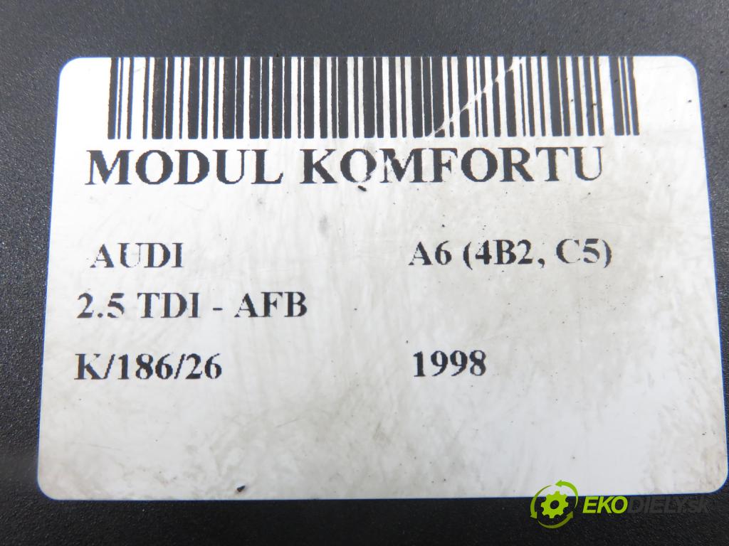 AUDI A6 (4B2, C5) SEDAN 1998 110,00 2.5 TDI - AFB 2496,00 MODUL komfortu 4B0962258E