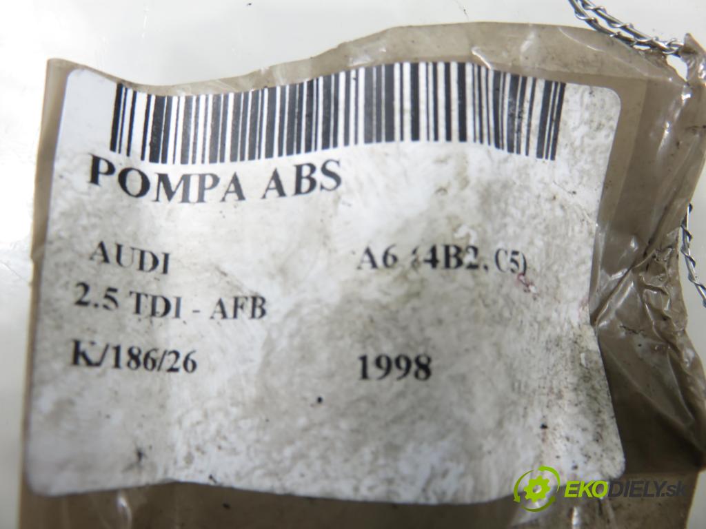 AUDI A6 (4B2, C5) SEDAN 1998 110,00 2.5 TDI - AFB 2496,00 Pumpa ABS 0273004358 ; 0265220525 (Pumpa ABS)
