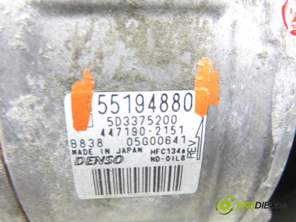 FIAT GRANDE PUNTO (199_) HB 2005 57,00 1.4 - 350 A1.000 1368,00 KOMPRESOR: klimatizace 55194880 (Kompresor klimatizace)