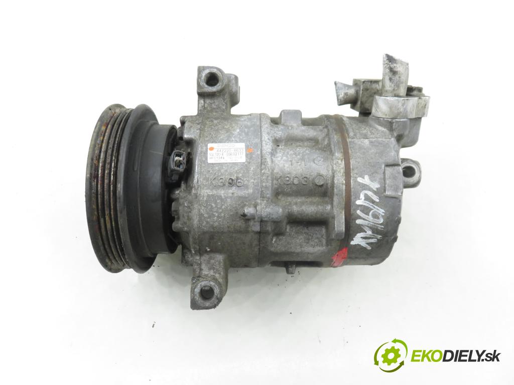 FIAT STILO (192_) HB 2004 76,00 1.6 16V 103 - 182 B6.000 1596,00 KOMPRESOR: klimatizácie 4472208633 (Kompresor klimatizácie)