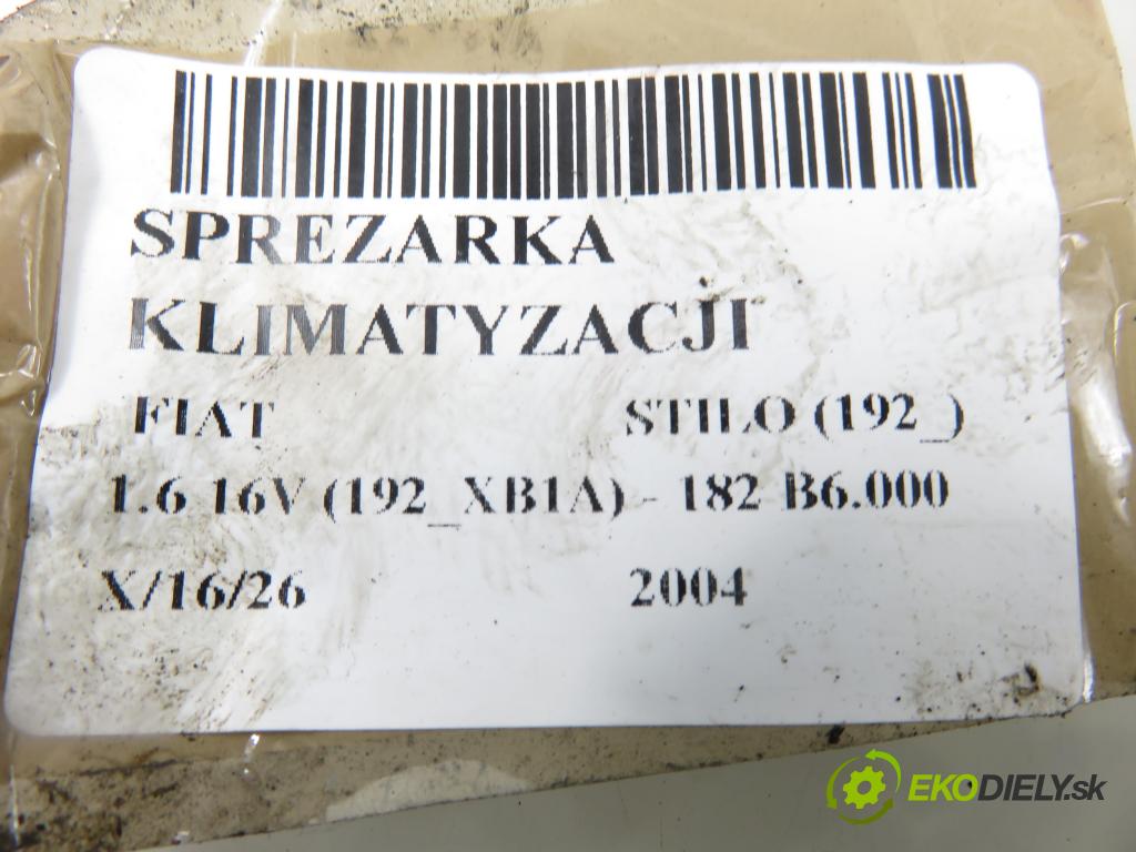 FIAT STILO (192_) HB 2004 76,00 1.6 16V 103 - 182 B6.000 1596,00 KOMPRESOR: klimatizácie 4472208633 (Kompresor klimatizácie)