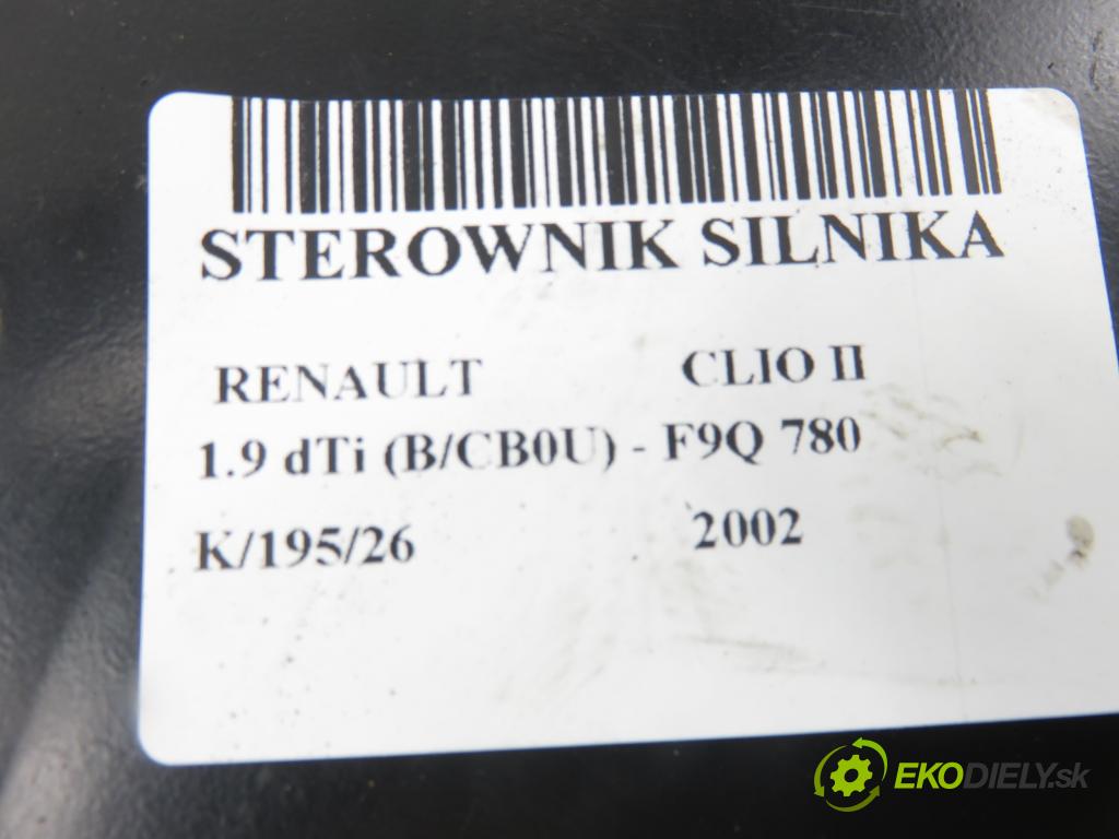 RENAULT CLIO II (BB_, CB_) HB 2002 59,00 1.9 dTi (B/CB0U) - F9Q 780 1870,00 řídící jednotka motora 7700110649 ; 0281001878