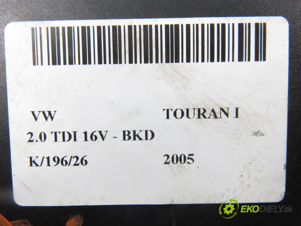 VW TOURAN (1T1, 1T2) MINIVAN 2005 103,00 2.0 TDI 16V 140 - BKD 1968,00 MODUL komfortu 1K0959433AR