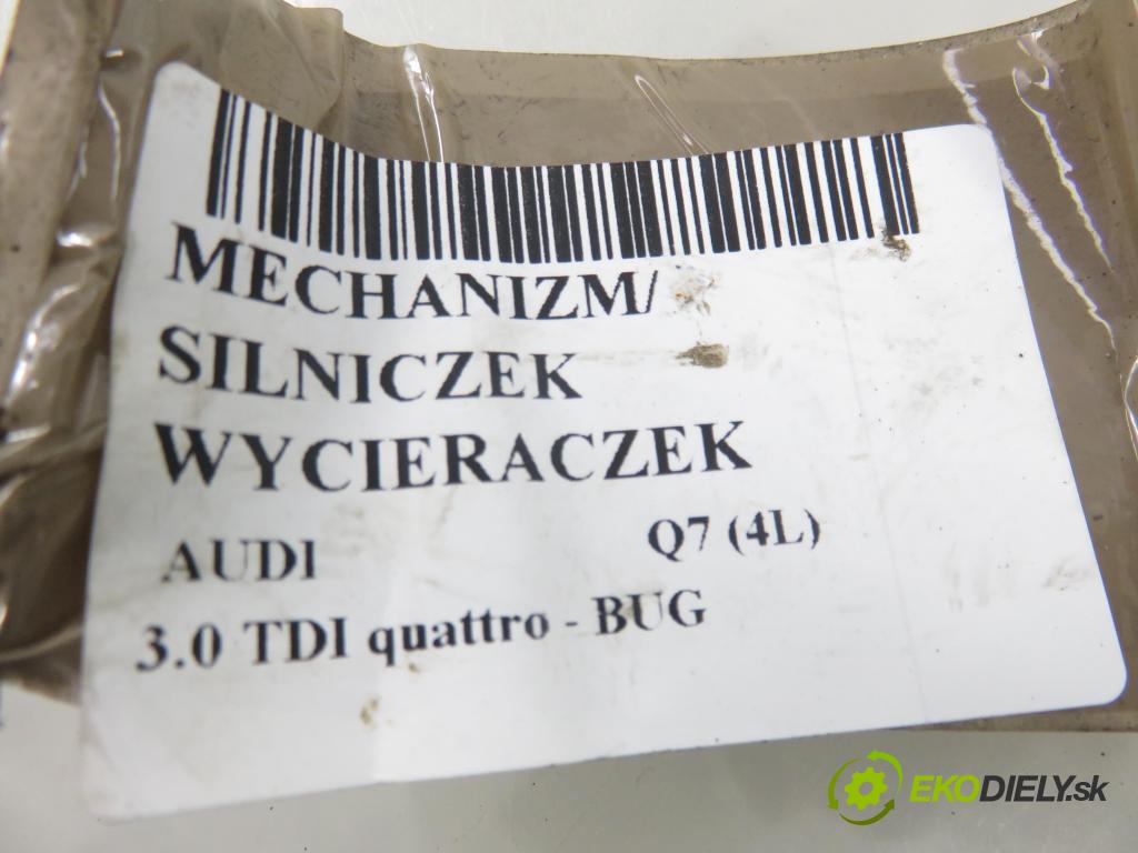 AUDI Q7 (4L) SUV 2007 171,00 3.0 TDI quattro - BUG 2967,00 MECHANISMUS/ motorek stěračů 4L1910113 ; 4L1955119A
