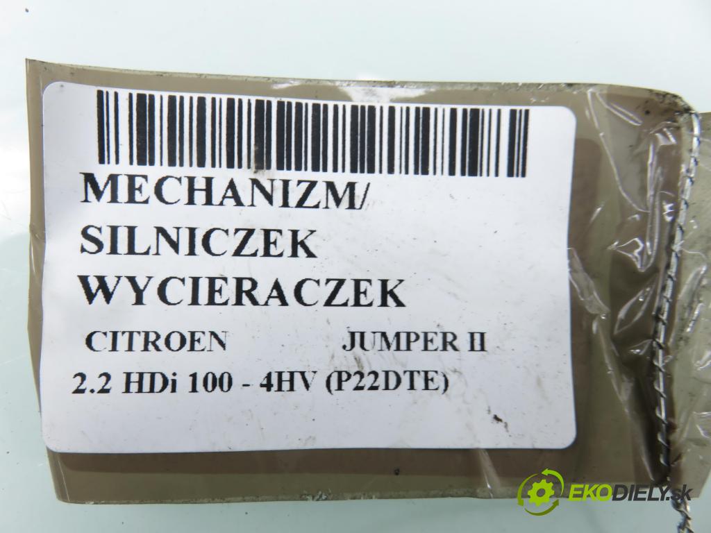 CITROEN JUMPER Skrzynia FURGON 2011 74,00 2.2 HDi 100 - 4HV (P22DTE) 2198,00 MECHANISMUS/ motorek stěračů 570188