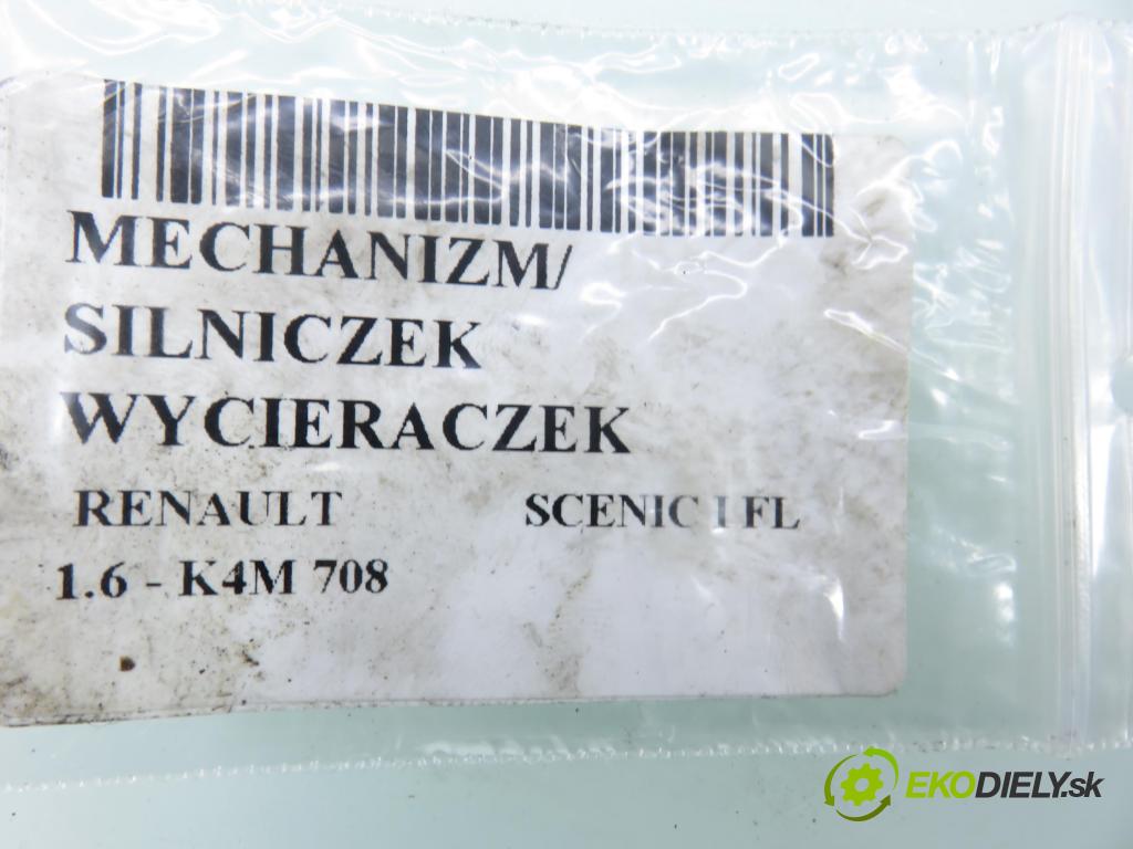 RENAULT SCENIC I (JA0/1_) MINIVAN 2002 0,00 1.6 - K4M 708 1598,00 MECHANISMUS/ motorek stěračů 