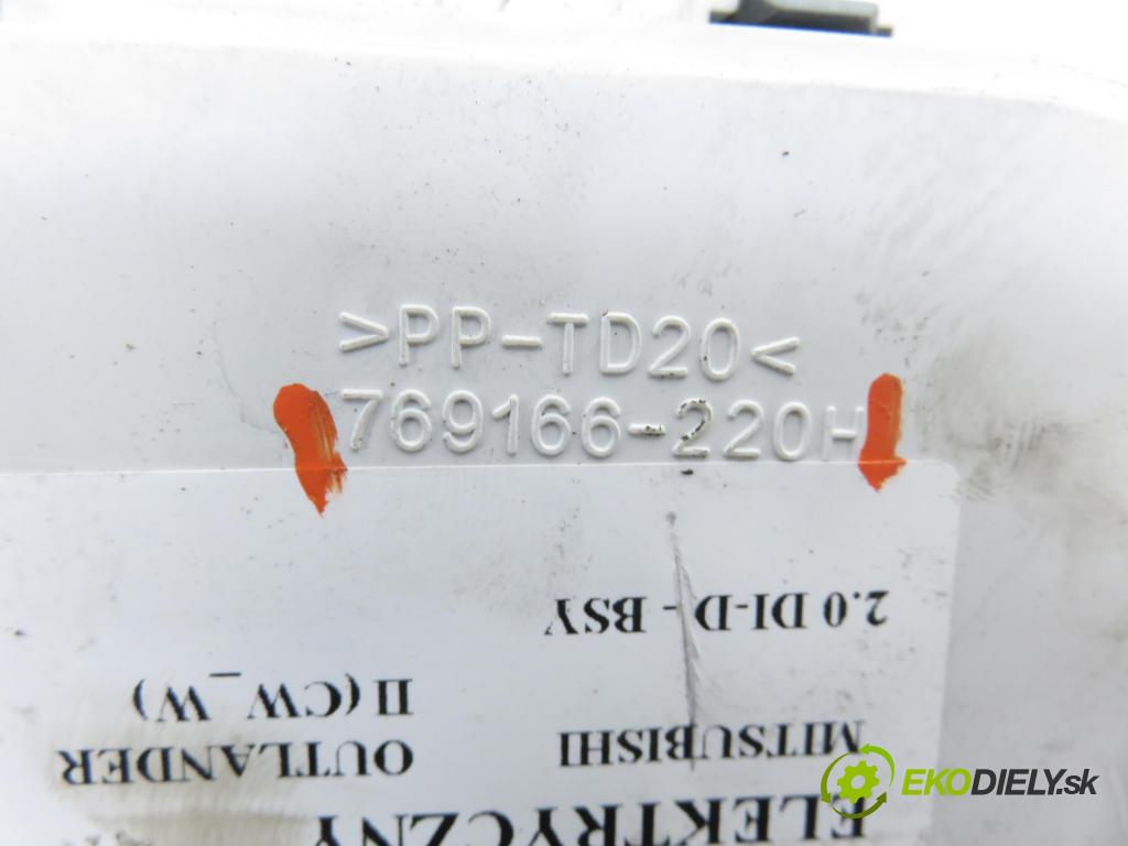 MITSUBISHI OUTLANDER II (CW_W) SUV 2009 103,00 2.0 DI-D 140 - BSY (Volkswagen Group) 1968,00 prístrojovka elektrický 8100A115A ; 769166220H