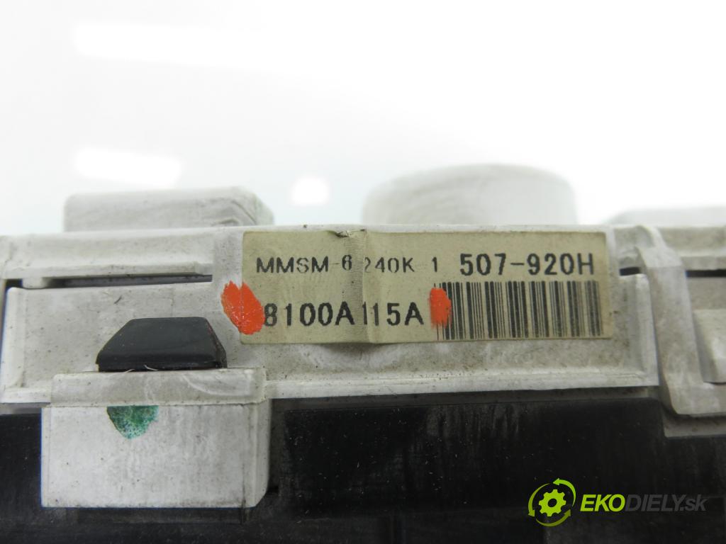 MITSUBISHI OUTLANDER II (CW_W) SUV 2009 103,00 2.0 DI-D 140 - BSY (Volkswagen Group) 1968,00 prístrojovka elektrický 8100A115A ; 769166220H