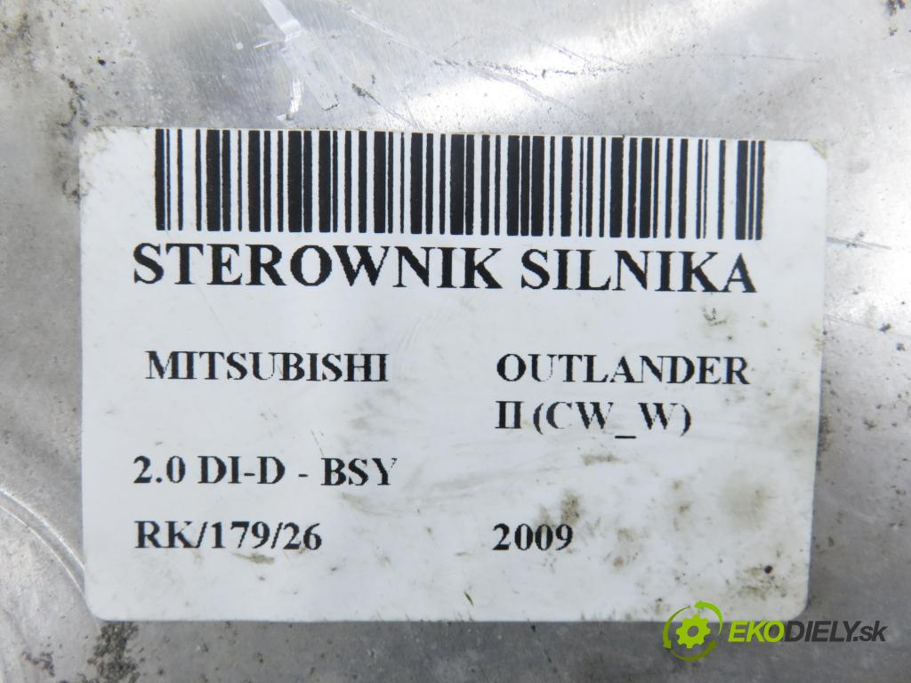 MITSUBISHI OUTLANDER II (CW_W) SUV 2009 103,00 2.0 DI-D 140 - BSY (Volkswagen Group) 1968,00 řídící jednotka motora 0281014108 ; 1860A90860a906