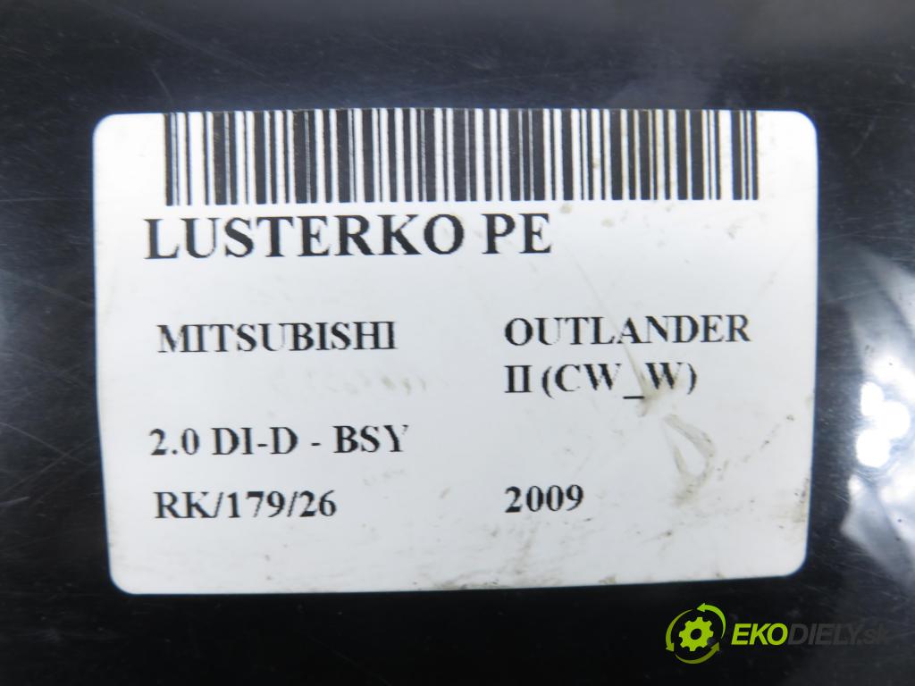 MITSUBISHI OUTLANDER II (CW_W) SUV 2009 103,00 2.0 DI-D 140 - BSY (Volkswagen Group) 1968,00 Spätné zrkadlo 