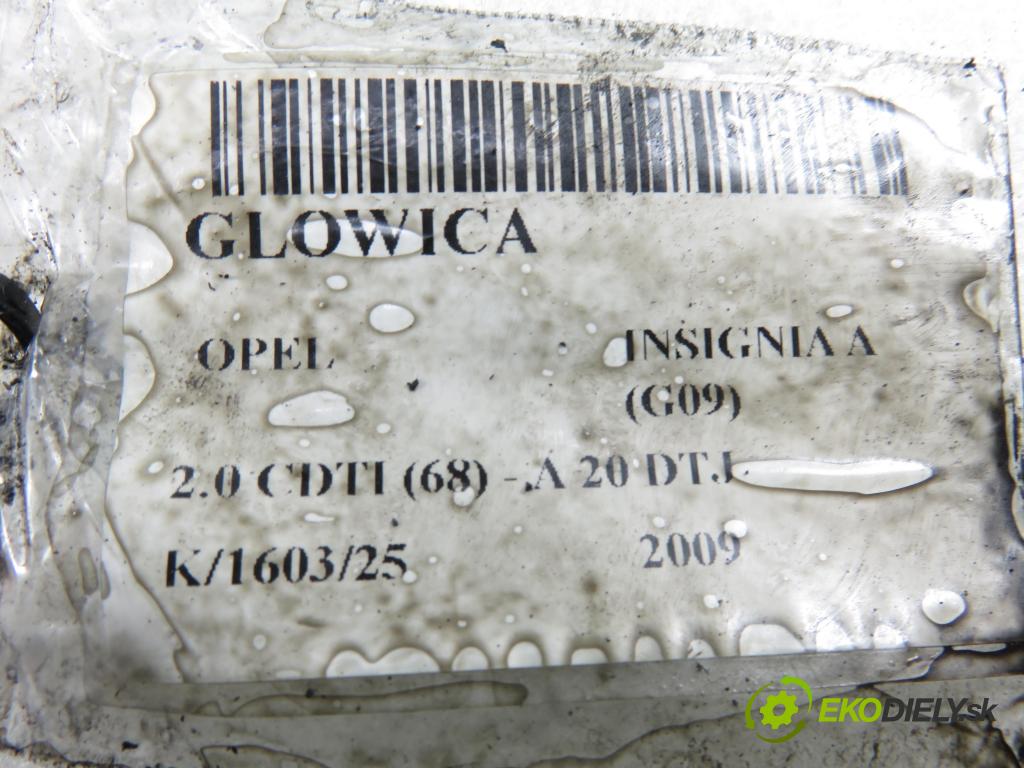 OPEL INSIGNIA A (G09) LIFTBACK 2009 96,00 2.0 CDTI (68) - A 20 DTJ 1956,00 (hlava 55565668 ; 55571949