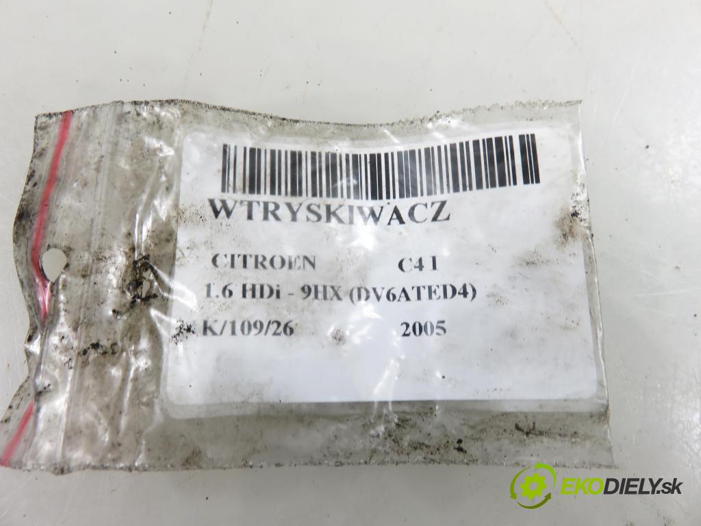 CITROEN C4 I (LC_) HB 2005 66,00 1.6 HDi - 9HX (DV6ATED4) 1560,00 vstrekovač 0445110239 (Vstrekovač paliva)
