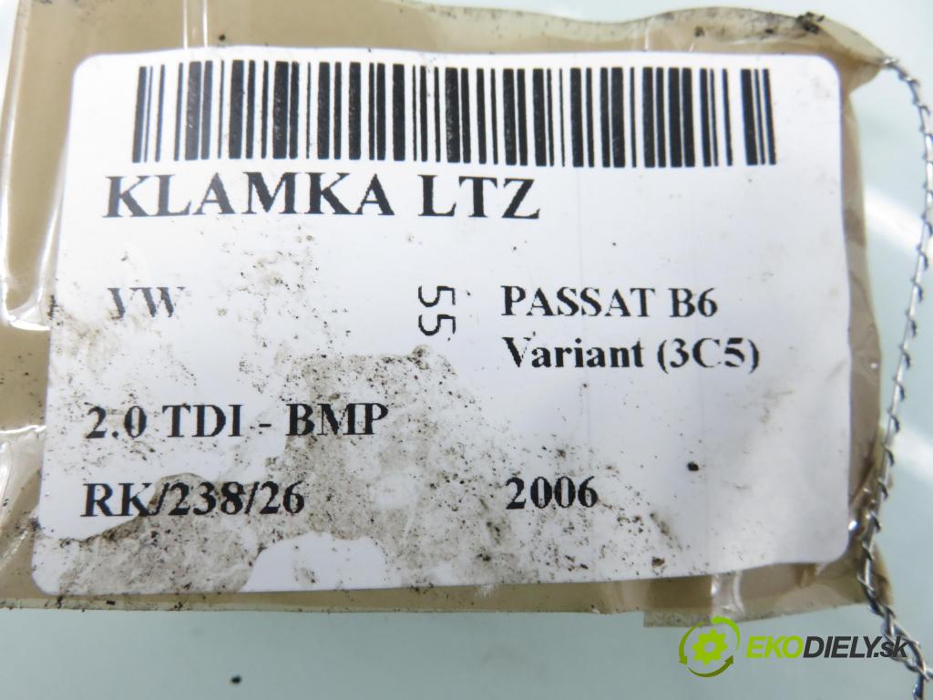 VW PASSAT B6 Variant (3C5) KOMBI 2006 103,00 2.0 TDI PD 8V 140 - BMP 1968,00 klika LTZ 3C0837885E