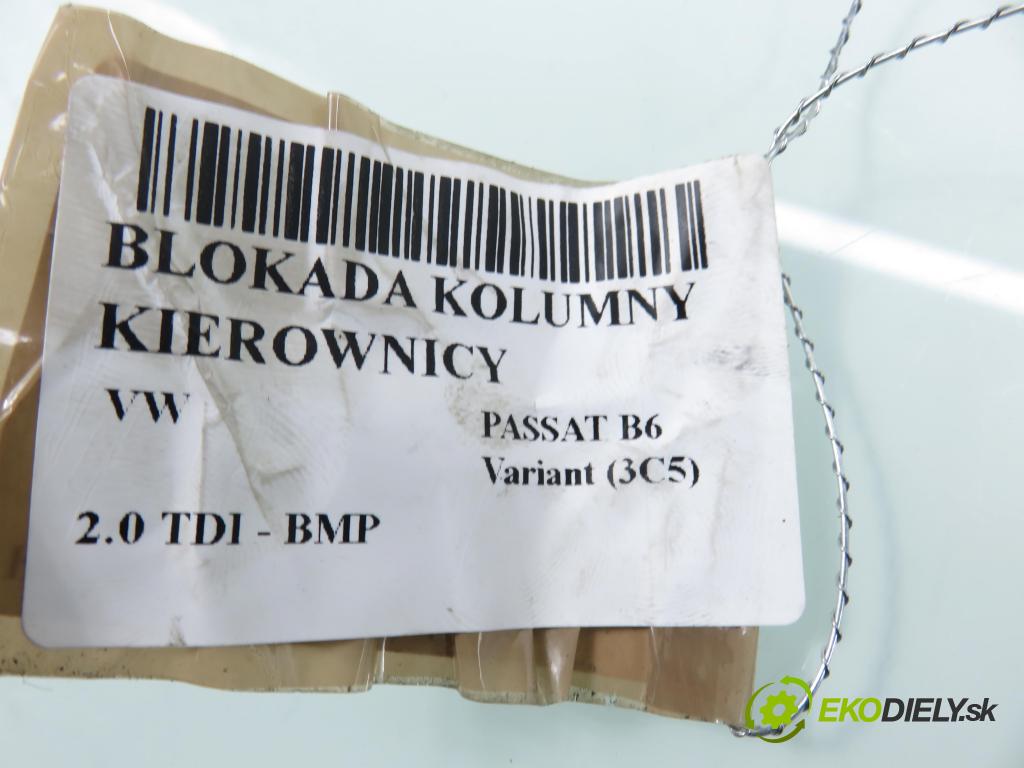 VW PASSAT B6 Variant (3C5) KOMBI 2006 103,00 2.0 TDI PD 8V 140 - BMP 1968,00 blokáda tyče volantu 3C0905861C