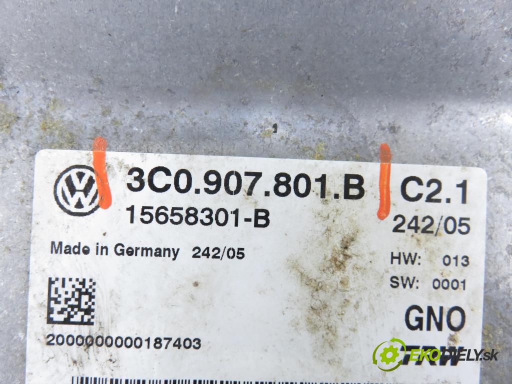 VW PASSAT B6 Variant (3C5) KOMBI 2006 103,00 2.0 TDI PD 8V 140 - BMP 1968,00 Riadiaca jednotka brzdy MANUÁLNY: 3C0907801B