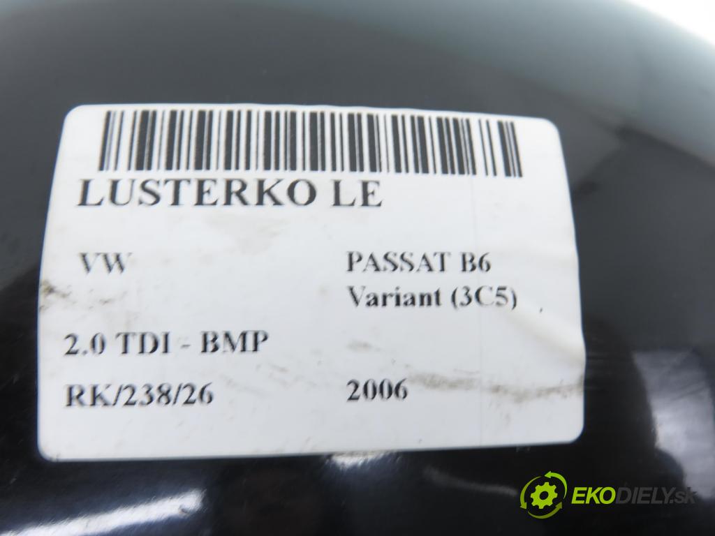 VW PASSAT B6 Variant (3C5) KOMBI 2006 103,00 2.0 TDI PD 8V 140 - BMP 1968,00 Spätné zrkadlo LE 3C0857933